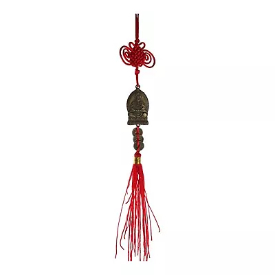 Quan Yin Coin Hanger 15  Red Tassell Compassion Mercy Good Luck Charm • $19.99
