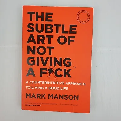$22.95 • Buy The Subtle Art Of Not Giving A F*ck By Mark Manson, PB 2016, Self Help/Business