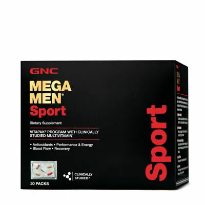 GNC Mega Men 50 Plus Vitapak (30 Ct.) FREE SHIPPING • $7.50