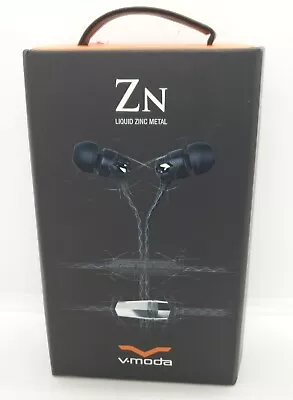 $75 • Buy NEW V-MODA Zn In-Ear Modern Audiophile Headphones With Microphone - 3 Button