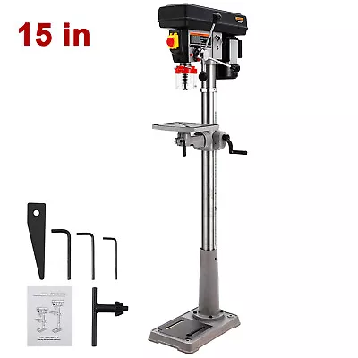 15 In Benchtop Drill Press Pure Copper Motor 7.5A 12 Variable Speed 288-3084 RPM • $479.99