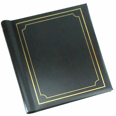 £8.99 • Buy BLACK SELF ADHESIVE PHOTO ALBUMS Large 20 Sheets 40 Side Album Memory Storage 