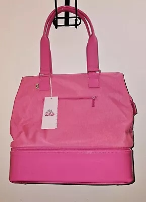 Beis X Barbie The Mini Weekender Travel Bag In Barbie™ Pink • $385.38