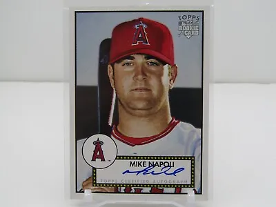 Mike Napoli 2006 Topps '52 Signature Autograph Auto! Los Angeles Angels! • $21