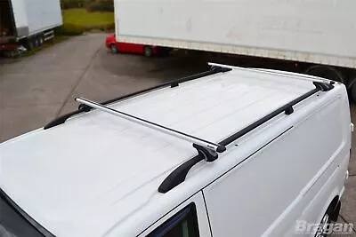 Roof Rails + Cross Bars For Mercedes Vito Viano ELWB 2014+ BLACK Van Accessories • $387.74