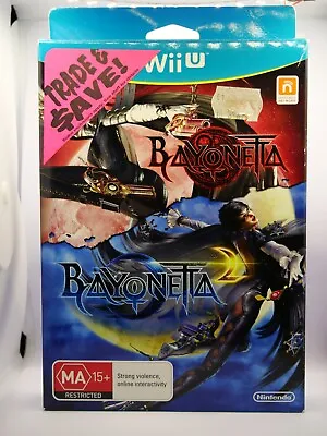 Bayonetta 1 & 2 Special Edition Dual Pack For Nintendo WII U Australian Release • $60