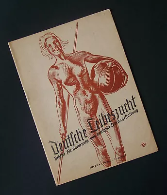 German Body Breeding From 1943 Nudist Naturism WW2 Nude WWII • £10.33