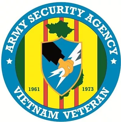 US Army Security Agency Vietnam Veteran Self-adhesive Vinyl Decal • $3.95