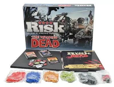 Risk The Walking Dead Survival Edition Game Pre-Owned COMPLETE • $20