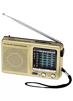 Qili Portable 9-band Radio Kk-9 With Tv Sound Receiver • $14.99