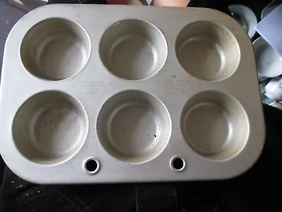 £6 • Buy Bun Tin 6 Hole Tray Baking Metal Cake Muffin Mince Pies Cupcake Pastry Pud