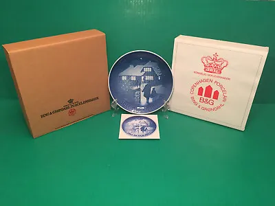 NEW 1973 B&G Bing And Grondahl Christmas Plate Original Gift Boxes 1st Quality • $7.98