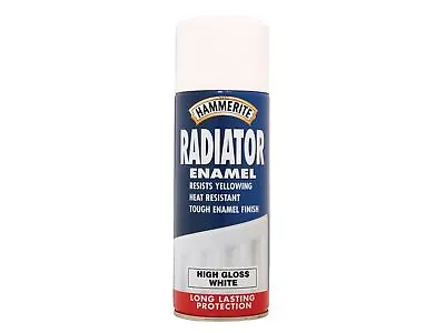 Hammerite Radiator Enamel Aero Gloss White 400ml • £9.82