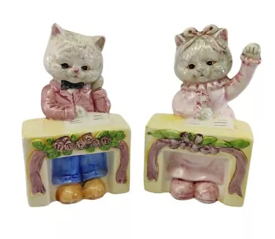 TMC VTG Classroom Cat Kitten Student Figuries Boy Girl • $29.97