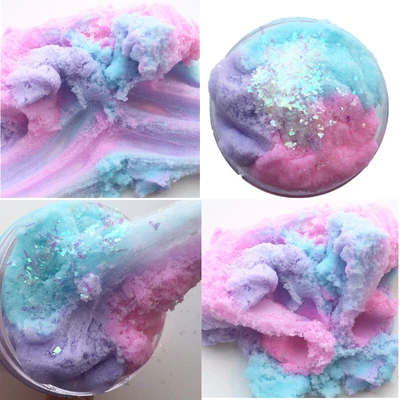 $7.21 • Buy Cotton Mud Fluffy Floam Cloud Slime Putty Scented Stress Relief Kids Toy F