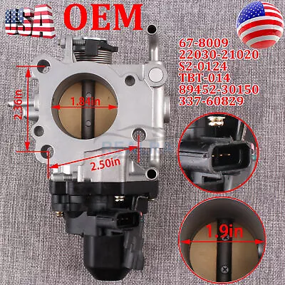 $124.98 • Buy OEM For 04-09 TOYOTA PRIUS Engine Motor Throttle Body Valve Control 22030-21020