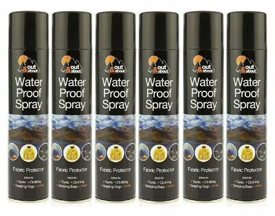300 Ml Waterproof Spray For Tent Cloth Shoes Fishing Camping Fabric Protector  • £14.99