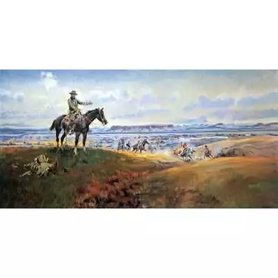 C. M. Russell And His Friends Poster Print By Charles M. Russell • $19.37