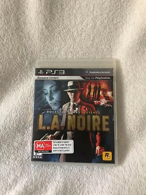 L.A Noire PS3 - Like New Condition - Exclusive Content Only On PlayStation • $10