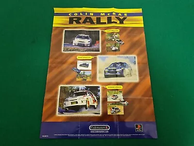 Original PlayStation Colin McRae Rally Poster • £2