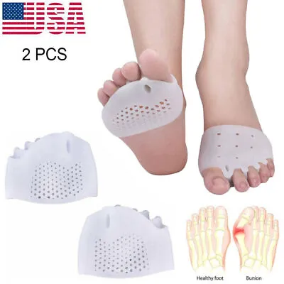 2PCS Silicone Bunion Toe Corrector Orthotics Straightener Separator Pain Foot • $8.99