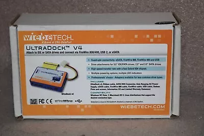 WiebeTech Ultradock Access IDE Sata HDD Connect Via FW800 FW400 USB 2 • $97.90