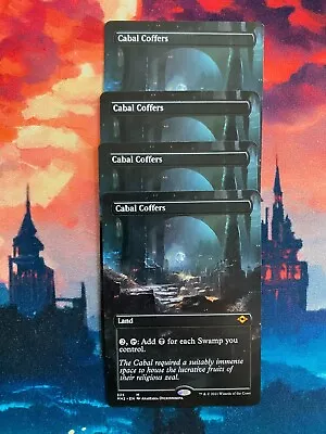 MTG Modern Horizons 2 Cabal Coffers Borderless X 4 • $115