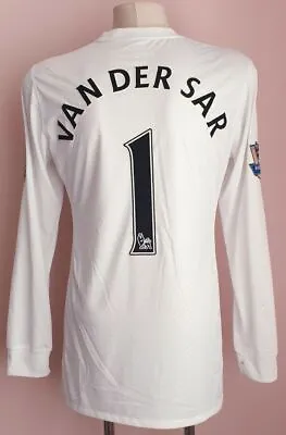 Manchester United 2009-2010 Goalkeeper Football Nike Shirt #1 VAN DER SAR Match • £252.93