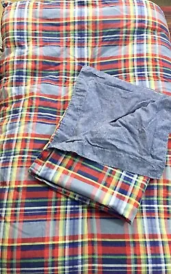 Tommy Hilfiger Reversible Twin Comforter With Pillow Sham.  • $24.95