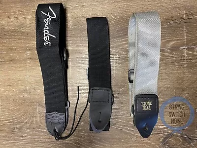 3 X Guitar Strap Pack -  Fender Ernie Ball • $35