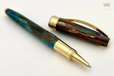 Visconti Van Gogh Oiran With Gold Trim Roller Ball Pen Magnificent And Elegant!! • $307