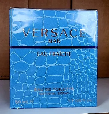 Versace Man Eau Fraiche 50ml/1.7oz Men's Eau De Toilette-Authentic • $37.99