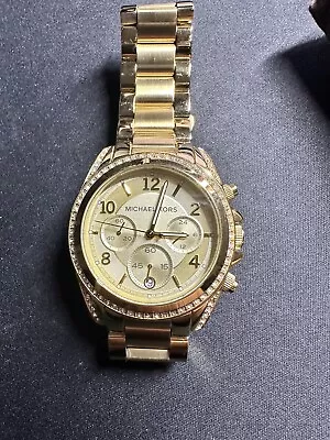 Michael Kors Blair Gold Women Wristwatch MK5166 • $28