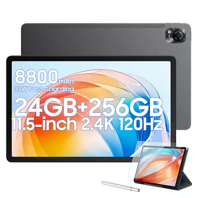 Blackview MEGA 1 Android 13 Tablets 11.5 Inch 24GB+256GB 2.4K 120Hz 8800mAh 50MP • $439.99