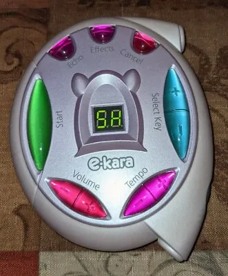 Takara E-Kara Karaoke Singing Game Electronic Handheld Toy Tested Works RARE HTF • $10
