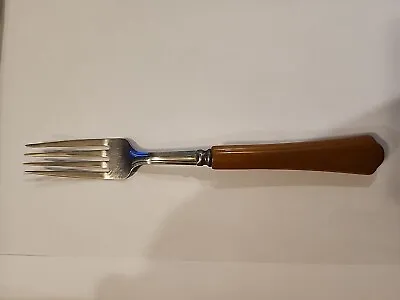 Stainless Steel Dinner Fork Bakelite Handle Vintage  • $7.49