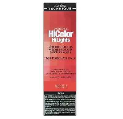 L'Oreal Excellence HiColor HiLights For Dark Hair 1.2 Oz MAGENTA • $10