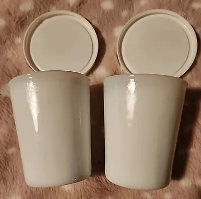 Vintage Salton Yogurt Maker GM-5 Set Of 2 Cups With Lids Extra Replacements • $14.99