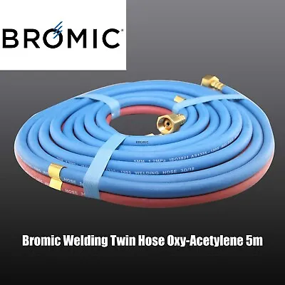 5 Meters Twin Gas Oxy Acetylene Hose Set Welding Bromic Oxygen Acetylene Oz Made • $49.95