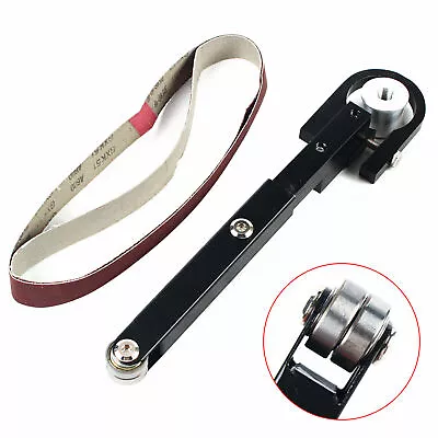 Belt Sander Attachment For 100 Electric Angle Grinder Sanding Belt Adapter • $22.80