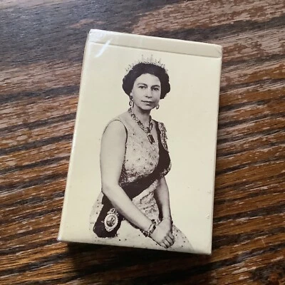 £6.99 • Buy Queens Silver Jubilee 1977 Playing Cards Deck New Sealed Waddingtons Linen Look