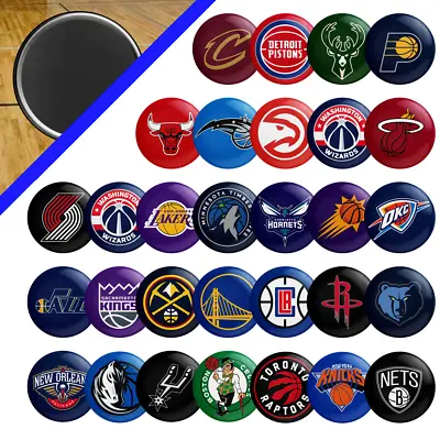 NBA Team Logo Magnet CHOOSE YOUR TEAM - 2.25  Basketball Fan Great Gift • $7.98