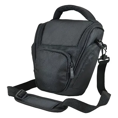 AX7 Black DSLR Camera Case Bag For Canon EOS 650D 600D 550D 500D 450D 7D 5D • £24.99