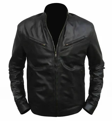Fast And Furious 6 Vin Diesel Biker Rider Motorcycle Fashion Leather Jacket • $97.20