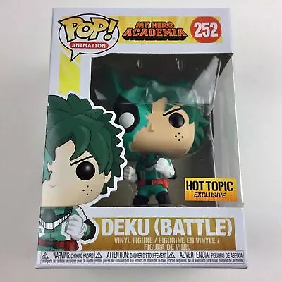 Funko Pop DEKU BATTLE Hot Topic Exclusive My Hero Academia 252 New HIGH GRADE • $42.24