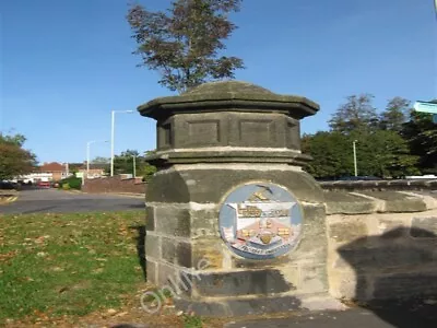 Photo 6x4 Darlington Coat Of Arms With The Inscription Floreat Industria  C2009 • £2