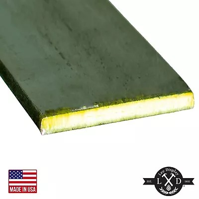 Solid Flat Bar Steel Plate - Hot Rolled Plain Metal Stock - 1/8'' X 1'' X 3FT • $29.99