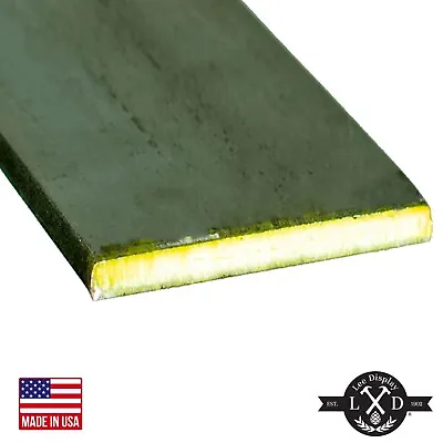 Solid Flat Bar Steel Plate - Hot Rolled Plain Metal Stock - 1/8'' X 3/4'' X 1FT • $10.99