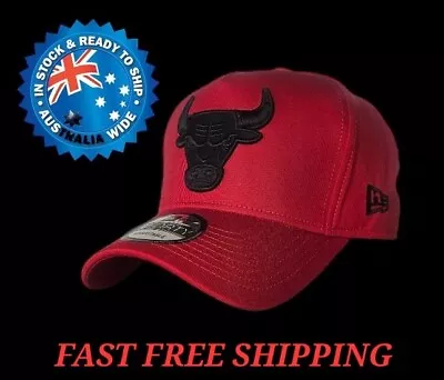 Chicago Bulls Nba New Era 9forty Red & Black Snapback Cap Hat La Ny Nfl Mlb Bull • $36.95