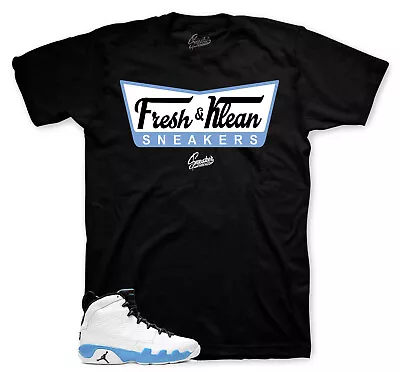 Shirt To Match Jordan 9 Powder Blue Shoes - Fresh & Krispy Sneaker Tees • $23.99